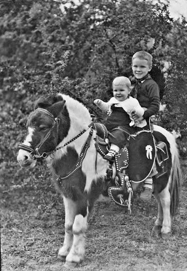 Marlin and Crystal on Pony in Augusta Ga.